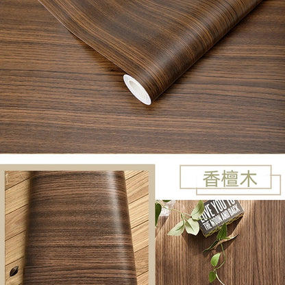 Wood Pattern DIY Self Adhesvie Waterproof Wallpaper Vinyl Wall Stickers Film for Furniture Renovation Stickers Home Stick Decors