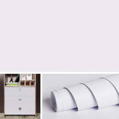 Matte White Peel and Stick Wallpaper, Waterproof, Contact Paper Self-Adhesive, Removable Wall Sticker, for Kitchen Countertop
