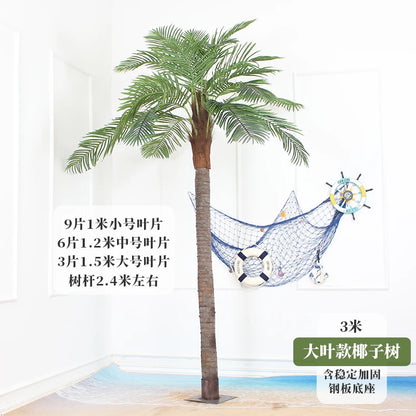 large artificial coconut tree indoor and outdoor decorative plant hotel floor palm tree