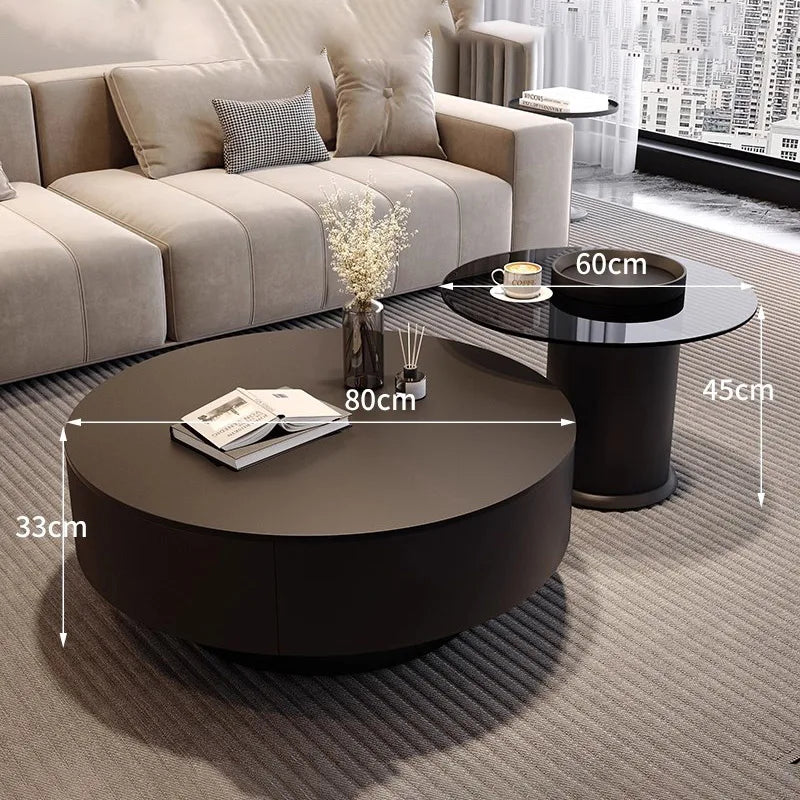 Creative Nordic Coffee Table Storage Trendy Italian Minimalist Side Table Elegant Unique Mobili Per Il Soggiorno Home Furniture