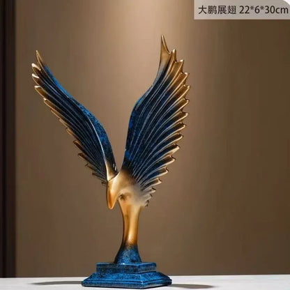 Creative Decor Sculptures Luxury Ornament  Artistic Soft Decoration  Modern Minimalist Living Room Office Wine Cabinet Decor