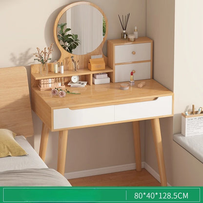Dresser girl bedroom Internet celebrity dressing table small apartment bedroom modern light luxury storage cabinet integrated