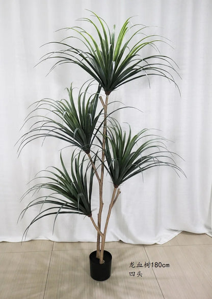 120cm 160cm 180cm Home Decor Trees Garden Decorations Indoor Outdoor Fake Plants Artificial Big High Trees Dracaena