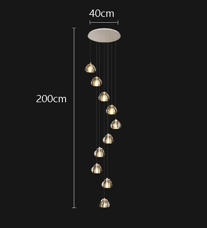 Modern home decoration crystal chandeliers for hall, staircase, indoor lighting fixtures, ceiling lamps, living room exquisite i