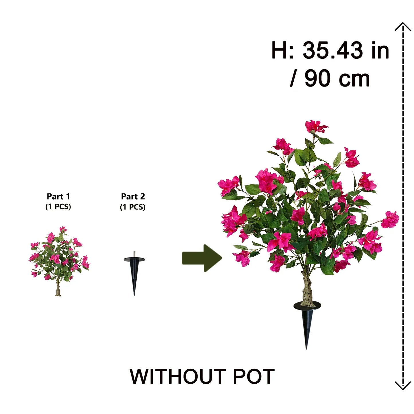 90-180CM Artificial Red Camellia Plant Ornament indoor outdoor for home wedding room balcony garden decoration for Christmas
