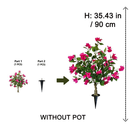 90-180CM Artificial Red Camellia Plant Ornament indoor outdoor for home wedding room balcony garden decoration for Christmas