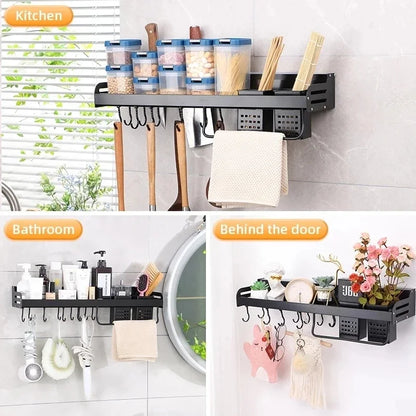 Kitchen Spice Storage Knives Holder Knife Stand Spice Rack Organizer Knives Holder Spoon and Chopsticks Rest Hanging Organizers
