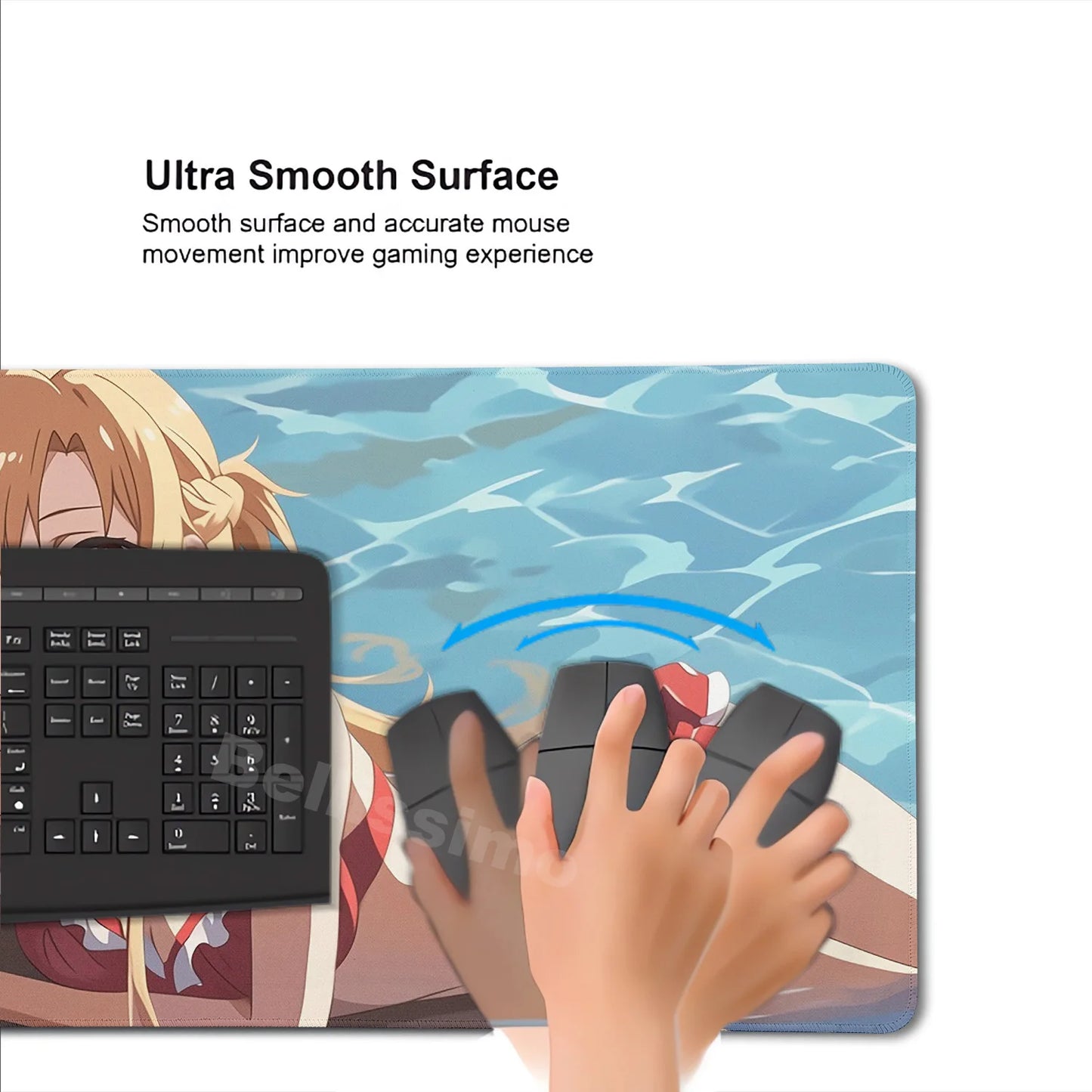 Anime Many Exquisite Wallpaper Sword Art Online SAO Mouse Pad Pretty Asuna Mousepad Non-slip Wear-resistant Game Large Desk Mats