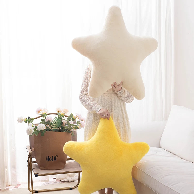 Star Shaped Pillow Decorative Star Pillow for Bed Soft Plush Throw Pillow Cute Pillow Plush Cushion for Kid Bedroom Living Room