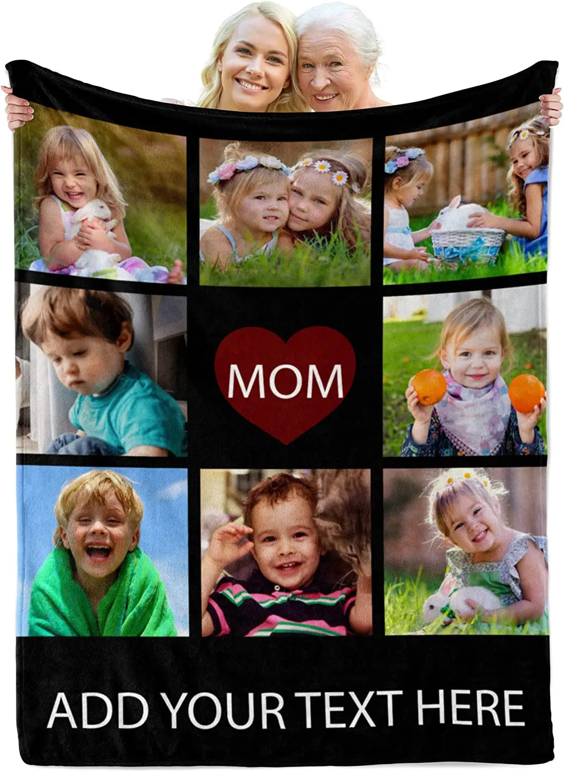 Custom Blanket With Picture Collage Customized Blankets Birthday Souvenir Christmas Gifts Personalized Throw Blanket