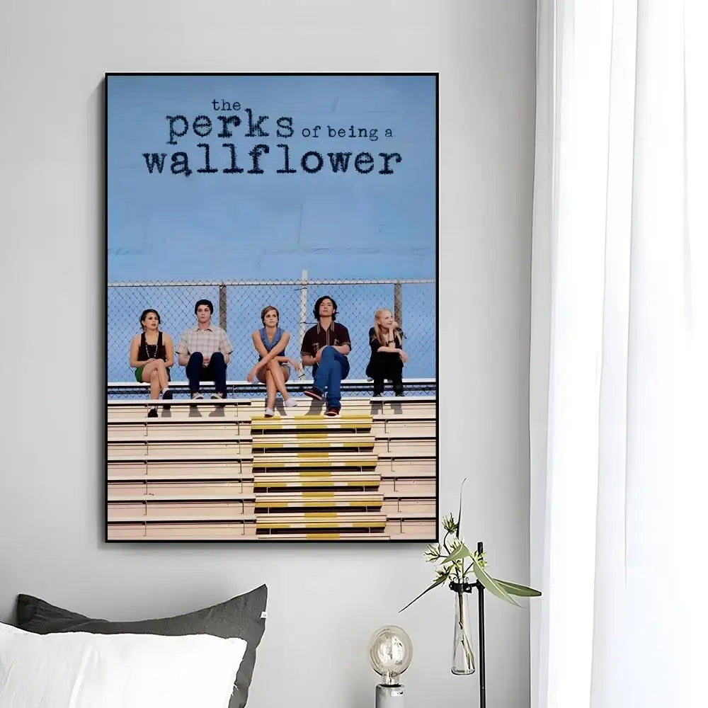 Classic Movie T-The Perks Of Being A Wallflower Poster HD art sticky wall waterproof home bedroom bar aesthetic decoration