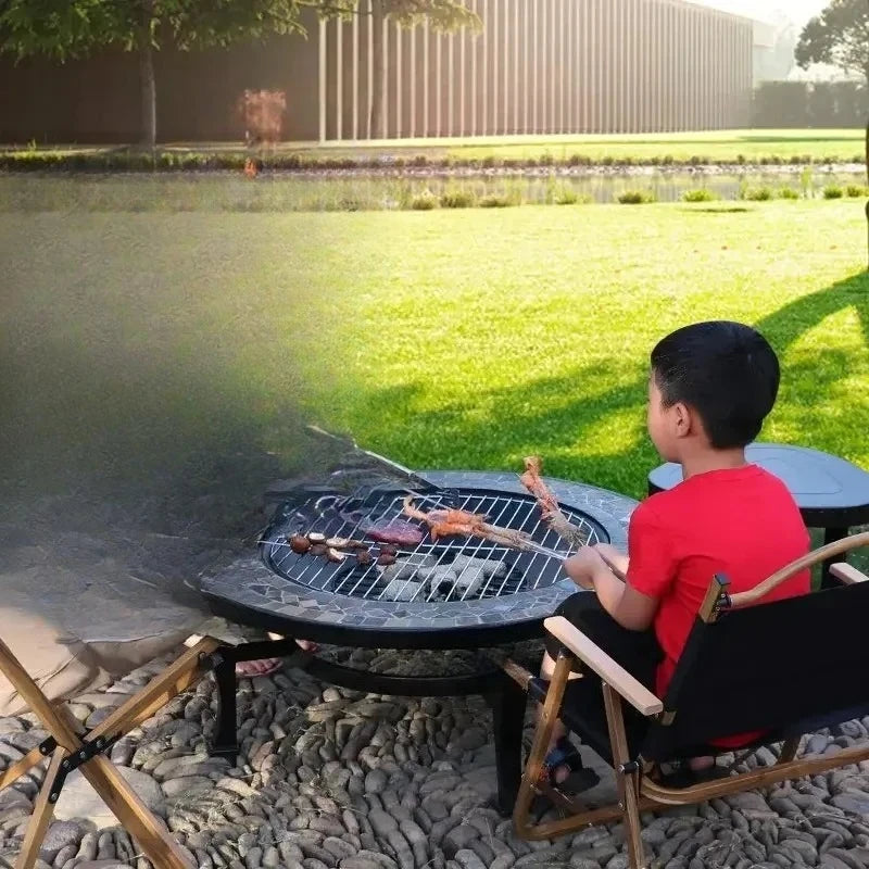 Outdoor Garden Villa Heaters Balcony Fire Pits Coffee Shop Restaurant Commercial Brazier Courtyard Camping Barbecue Table