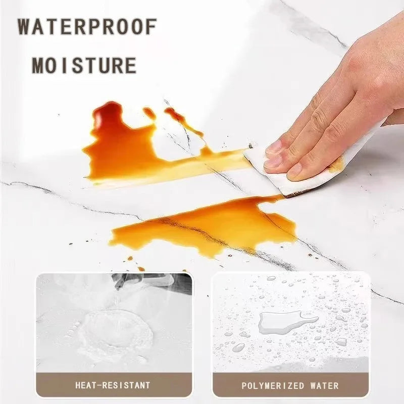 Thick foam marble wallpaper 1 roll waterproof and antifouling wall sticker self-adhesive wallpaper for bedroom and living room