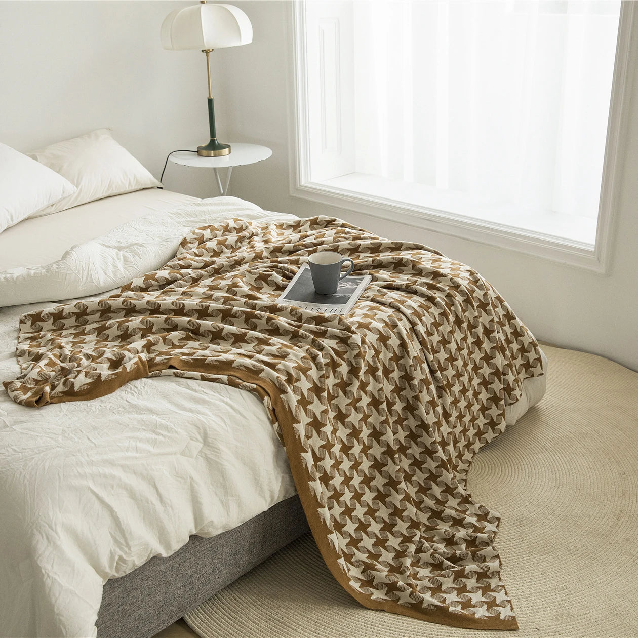 Cotton Throw Blanket Throws for Sofa Camping Bedding Home Decoration Travel Blanket Luxury Blanket