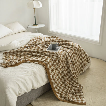 Cotton Throw Blanket Throws for Sofa Camping Bedding Home Decoration Travel Blanket Luxury Blanket