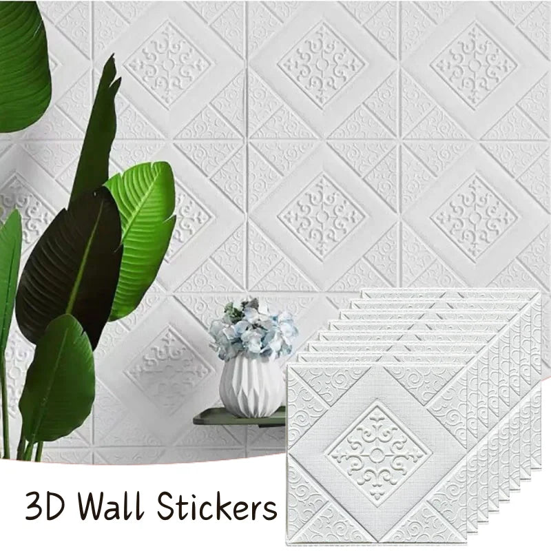 20Pc 35X35cm Imitation Brick Wallpaper Self-adhesive Waterproof Moisture-proof Living Room Background Bedroom Wall Decoration