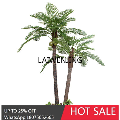 large artificial coconut tree indoor and outdoor decorative plant hotel floor palm tree