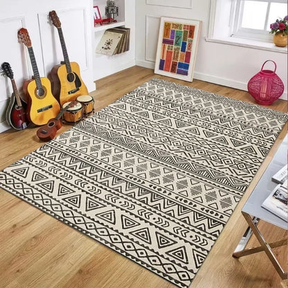 Outdoor Rugs Reversible Outdoor Plastic Straw Rugs Boho PatioIndoor Carpets RV Mat for Family Camp Picnic  Bedroom  Area Rug