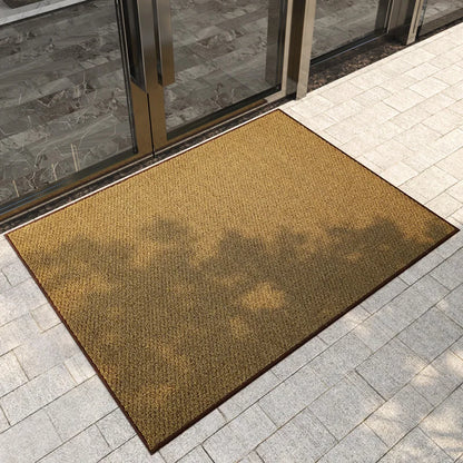 Front Door Mat Indoor And Outdoor Doormat Waterproof Anti-Slip Floor Mat Imitation Coconut Rug Household And Commercial Carpet