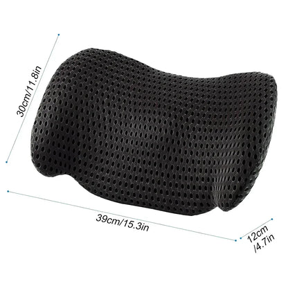 Memory Foam Lumbar Support Pillow for Lower Back Pain Relief for Car Seats, Office Chairs, Gaming Consoles,Sofas,Recliners,Beds