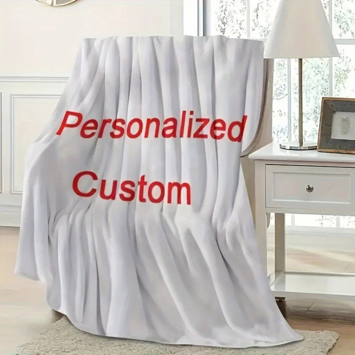Create your own personalized blanket—a soft, cozy throw perfect for the sofa, naps, or air-conditioned rooms.