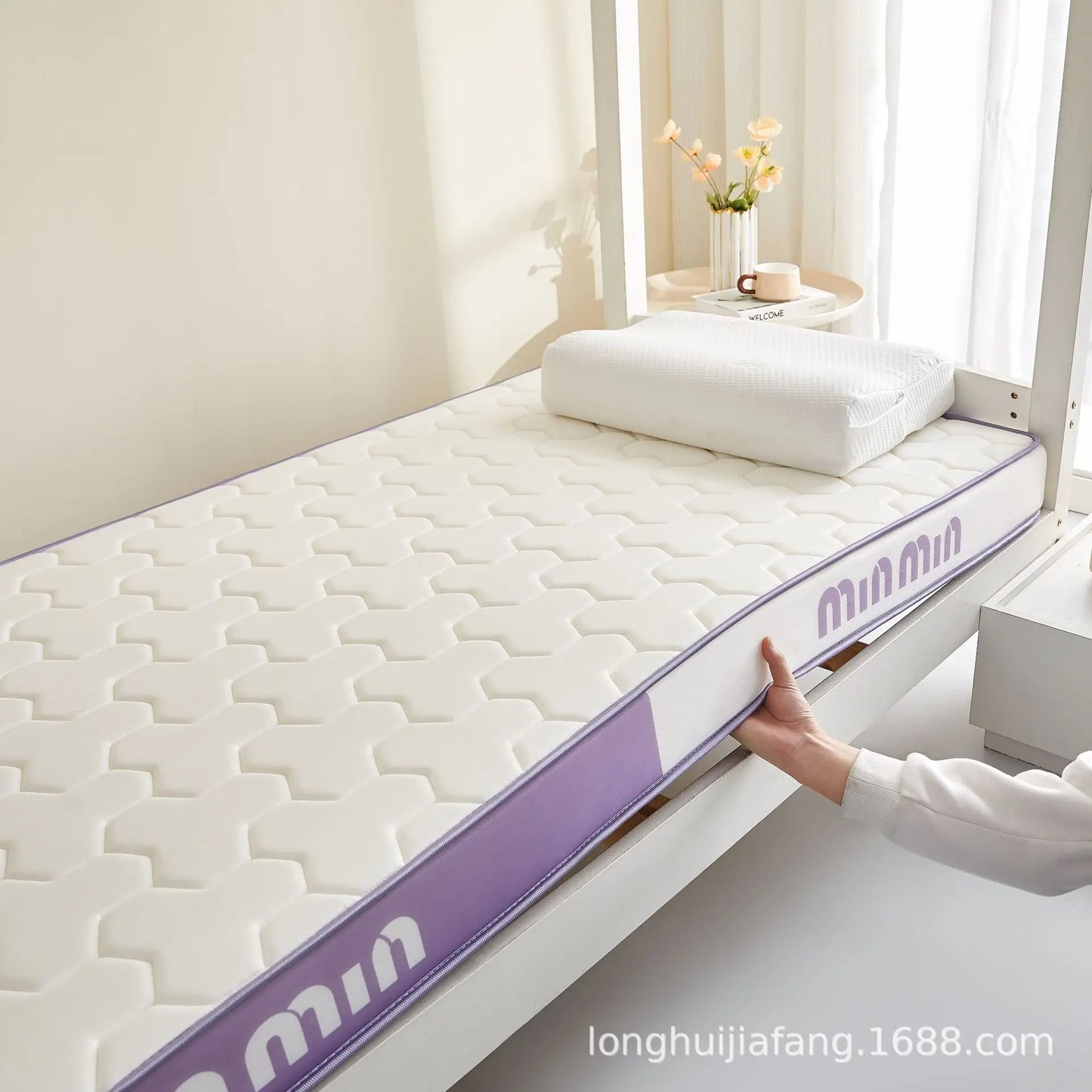 Latex Memory Foam Mattress Soft Pad for Home Bedroom Student Dormitory Bunk Bed Single Tatami Rental Housing Special Use
