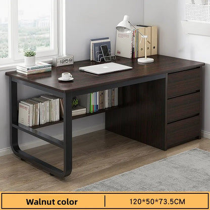 Desk Desktop Computer Desk Simple Home Desk Student Bedroom Bookshelf Integrated Writing Desk