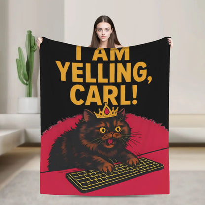 Don't Gaslight Me Jesus Blanket Flannel Dungeon Crawler Carls Lightweight Thin Throw Blankets for Bedding Bedroom Bedding Throws