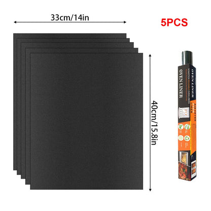 BBQ Grill Mat Non-stick Reusable Heat Resistant Extra Thick Pad Oven Liners Baking Mats Easy Clean Kitchen Outdoor Barbecue Tool