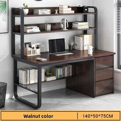 Desk Desktop Computer Desk Simple Home Desk Student Bedroom Bookshelf Integrated Writing Desk