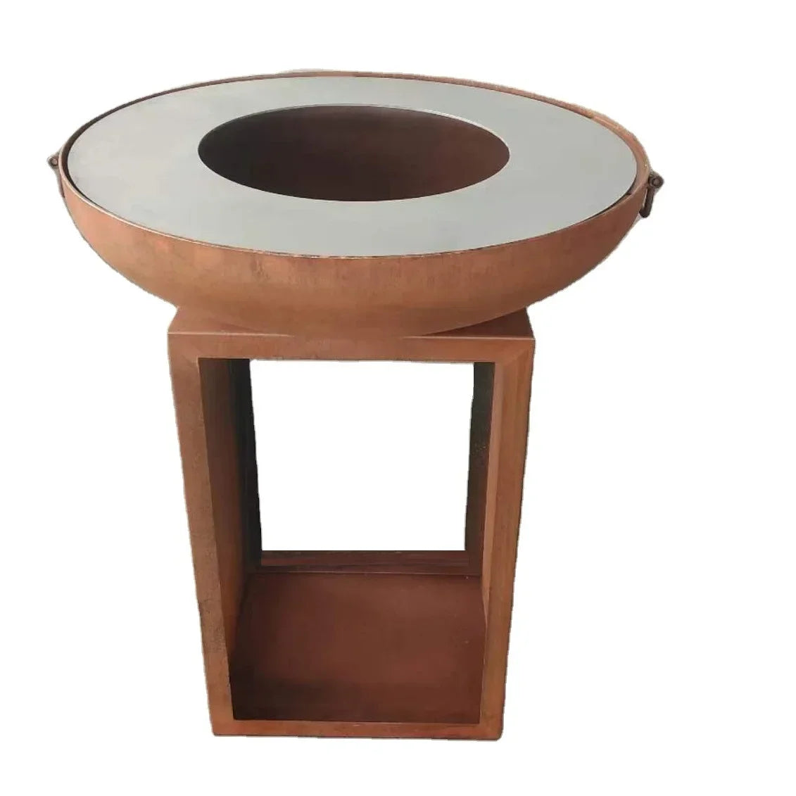 #For Outdoor round Corten Steel Fire Pit Bowl Wood Burning Water Bowl for Outdoor Entertaining