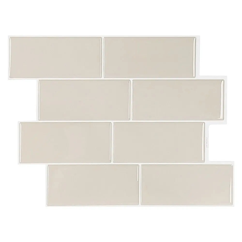 3D Grey Brick Durable DIY Wall Sticker Waterproof Removable Home Decor Grey Brick 3D Wallpaper Kitchen