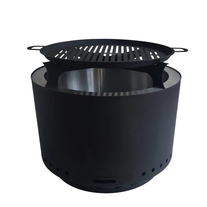 Factory Camp Campfire Smokeless Stove Outdoor Brazier Stainless Steel Fire Pit with Bracket