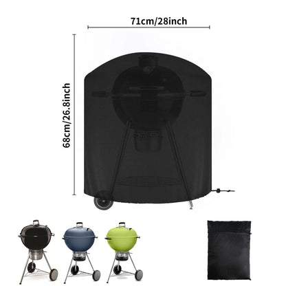 Waterproof Grill BBQ Cover Heavy Duty Barbecue Cover Weather UV & Fade Resistant with Adjustable Straps Gas Grill Cover