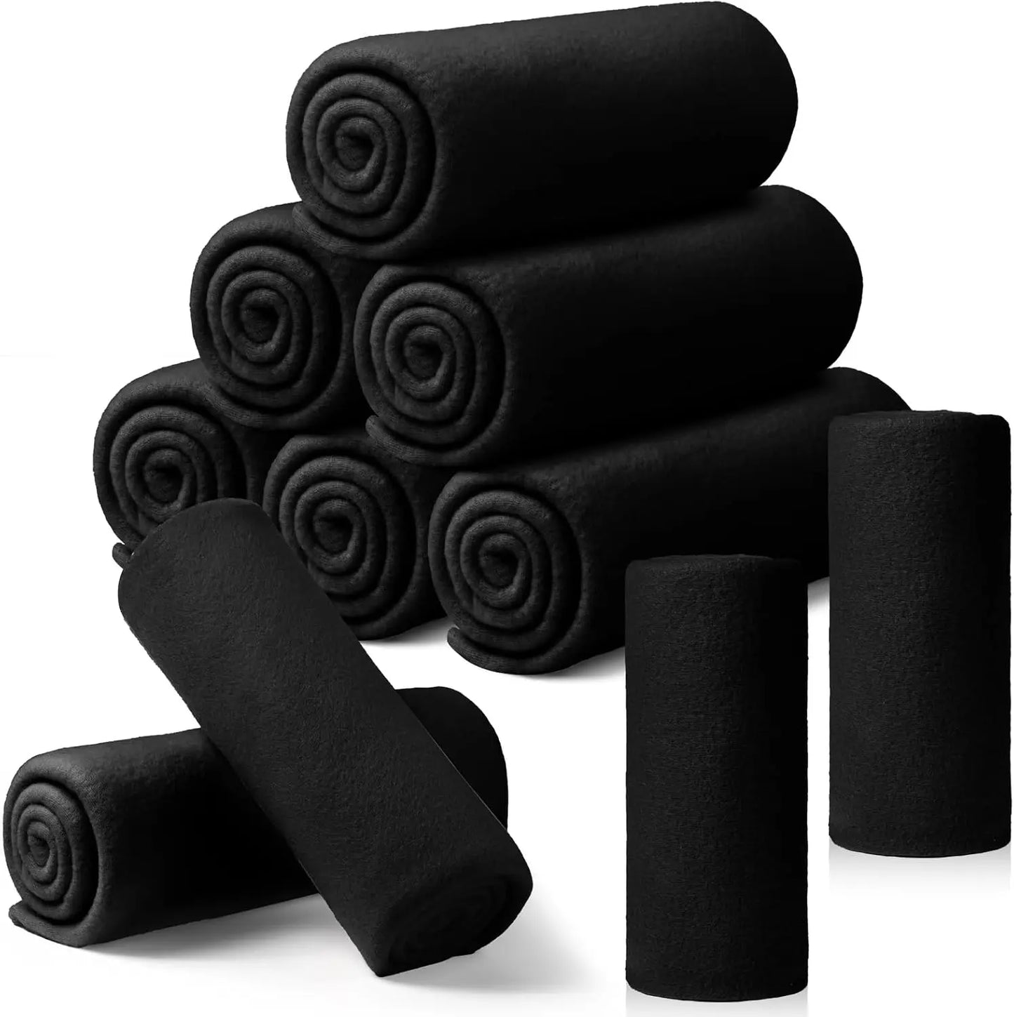 4-8PCS Fleece Throw Blankets 60 x 50 in Gray Wedding Blankets for Guests Bulk Cheap Blankets Bulk Blankets for Homeless Donate