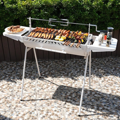 Portable Folding Charcoal Grill frill Outdoor Camping Fire Pit Grill Rack