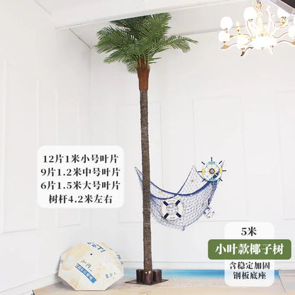 large artificial coconut tree indoor and outdoor decorative plant hotel floor palm tree