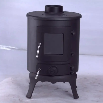 Wood-burning Fireplace Indoor Heating Iron Chimney decor fireplaces Fire Pit Large Bonfire European style postmodern