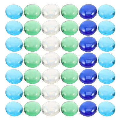 1Bag Fireplace Reflective Glass Beads 17-19Mm Round Decorative Glass Rocks Stones for Propane Fire Pit Indoor Outdoor