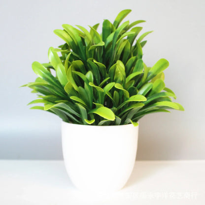 Wholesale Artificial Plant Potted Plants Fake Green Plants Indoor and Outdoor Decorations Plastic Bonsai Home Decorations