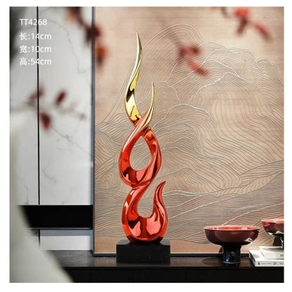 Creative decorations, light luxury, high-end living room, porch, TV cabinet wine cabinet, office, rising artistic soft decorati
