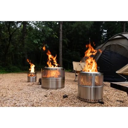 10\" Bonfire Grill Fire Pit Stand with Smokeless Accessory Kit BBQ Grills Cooking Grate