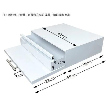 Kitchen Pull-out Tray Microwave Oven Rack Drawer Board Countertop Storage Organizer For Home Appliance Space Saving