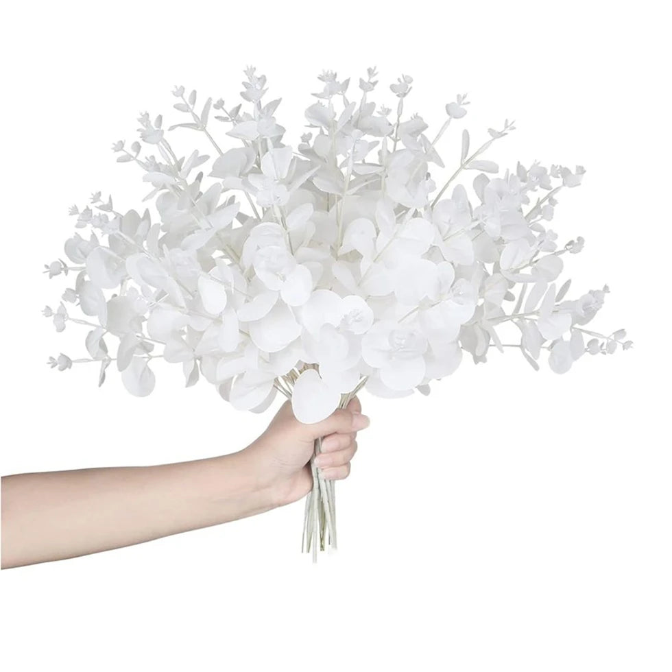 2pcs/4pcs Money Leaves Artificial Plants Wedding Bridal Bouquets Home Vase Garden Dining Table Indoor Outdoor Diy Gift Box Decor