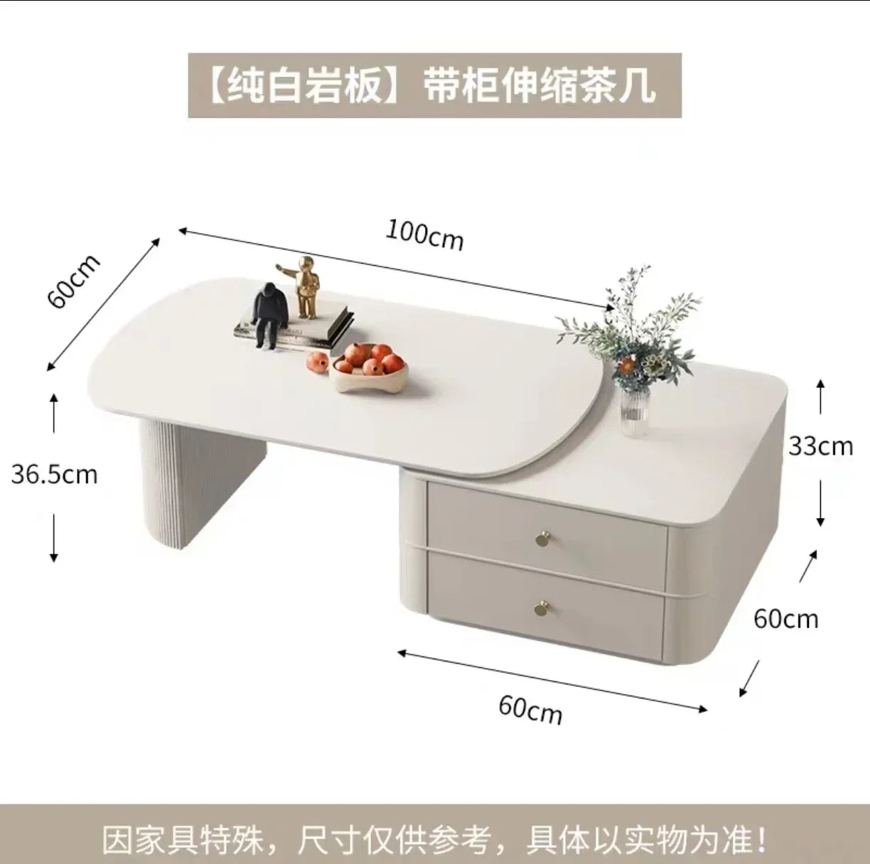 Round Trendy Coffee Table Living Room Originality Nordic Retro Style Coffee Tables Storage Oval Kaffee Tische Home Furniture