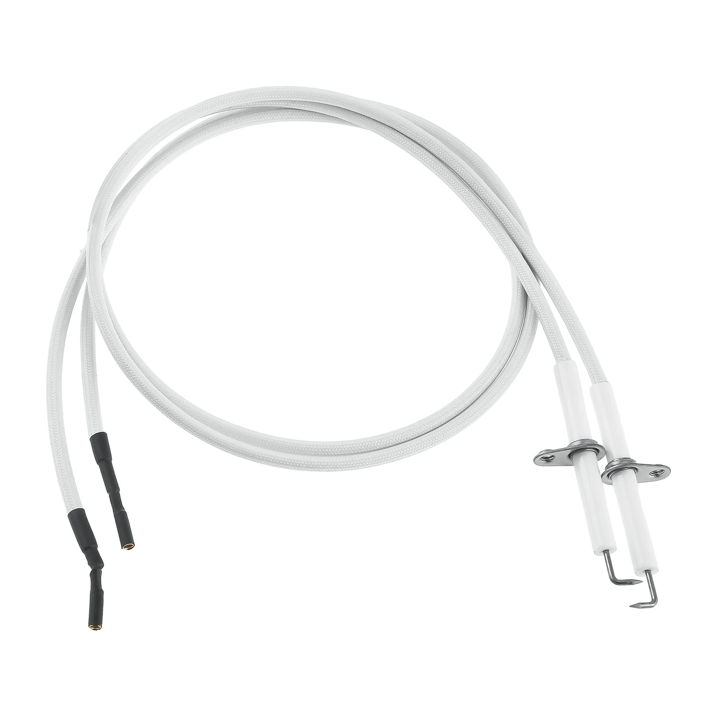 2 Pcs 700mm Ignition Spark Plug Wire Ceramic Igniter Electrode  for Gas Grill/Gas Burner./Fire Pit/Fireplace Replacement Parts