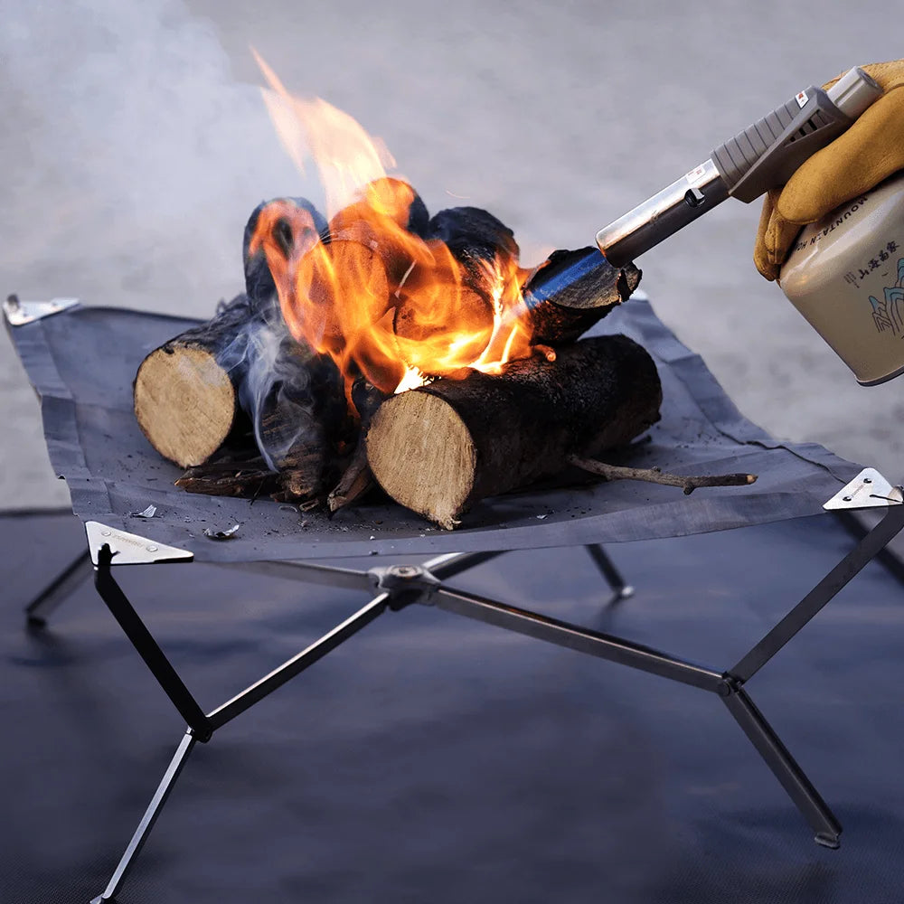 Foldable Fire Pit Grill Bonfire Ultra-light Campfire Wood Burning Stove Portable FIrewood Heater Outdoor BBQ Grill Stand Burner