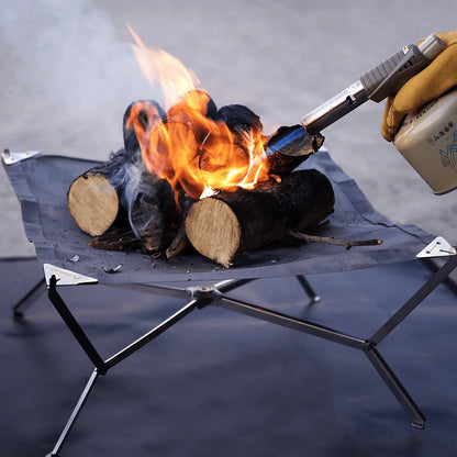 Foldable Fire Pit Grill Bonfire Ultra-light Campfire Wood Burning Stove Portable FIrewood Heater Outdoor BBQ Grill Stand Burner