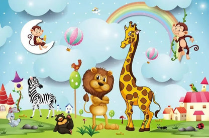 custom papel de parede 3D Photo wallpaper for walls 3 d Catoon Mural For Kids Wall Print Decal Hoom Decor papel wall Whale ball