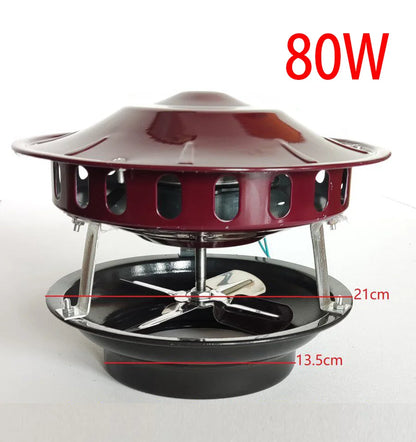 1PCS Induced Draft Fan Pure Copper Motor Civilian Chimney Smoking Machine Rural Fire Pit Boiler Exhaust Fan Smoke Prevention